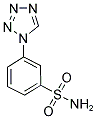 3-(1H-TETRAZOL-1-YL)BENZENESULFONAMIDE 结构式