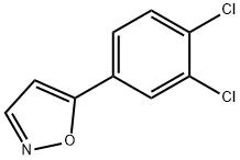 5-(3,4-DICHLOROPHENYL)ISOXAZOLE 结构式