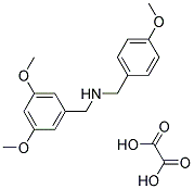 (3,5-DIMETHOXY-BENZYL)-(4-METHOXY-BENZYL)-AMINEOXALATE 结构式