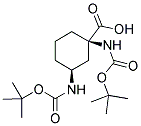 BOC-CIS-1,3-AMINO-1-CYCLOHEXANE CARBOXYLIC ACID 结构式