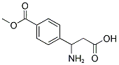 3-AMINO-3-[4-(METHOXYCARBONYL)PHENYL]PROPANOIC ACID 结构式