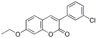 3(3'-CHLOROPHENYL)-7-ETHOXYCOUMARIN 结构式