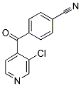 3-CHLORO-4-(4-CYANOBENZOYL)PYRIDINE 结构式