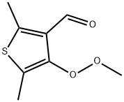 2,5-DIMETHYL-4-(METHYLPEROXY)THIOPHENE-3-CARBALDEHYDE 结构式