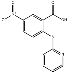 5-硝基-2-吡啶-2-基硫基-苯甲酸 结构式