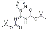 N,N'-DI-BOC-1H-PYRAZOLE-1-CARBOXAMIDINE 结构式