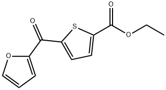 ETHYL 5-(2-FURANOYL)-2-THIOPHENE CARBOXYLATE 结构式