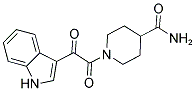 1-(2-INDOL-3-YL-2-OXOACETYL)PIPERIDINE-4-CARBOXAMIDE 结构式