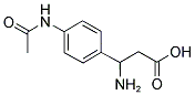 3-(4-Acetylamino-phenyl)-3-amino-propionic acid 结构式