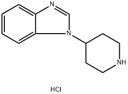 1-(哌啶-4-基)-1H-苯并[D]咪唑盐酸盐 结构式