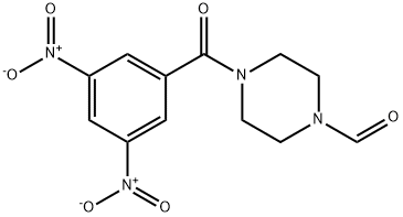 4-((3,5-Dinitrophenyl)carbonyl)piperazinecarbaldehyde 结构式