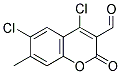 4,6-DICHLORO-3-FORMYL-7-METHYLCOUMARIN 结构式