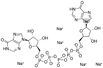 DIINOSINE PENTAPHOSPHATE PENTASODIUM SALT 结构式