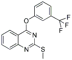 2-(METHYLSULFANYL)-4-QUINAZOLINYL 3-(TRIFLUOROMETHYL)PHENYL ETHER 结构式