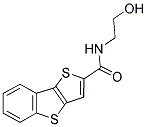 N-(2-HYDROXYETHYL)THIENO[3,2-B][1]BENZOTHIOPHENE-2-CARBOXAMIDE 结构式