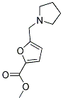 METHYL 5-(1-PYRROLIDINYLMETHYL)-2-FUROATE 结构式