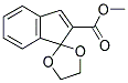 2-CARBOMETHOXY-1-INDENONE ETHYLENE KETAL 结构式