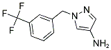 1-(3-TRIFLUOROMETHYL-BENZYL)-1 H-PYRAZOL-4-YLAMINE 结构式