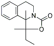 1-ETHYL-1,10B-DIMETHYL-1,5,6,10B-TETRAHYDRO[1,3]OXAZOLO[4,3-A]ISOQUINOLIN-3-ONE 结构式