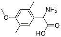 AMINO-(2,5-DIMETHYL-4-METHOXY-PHENYL)-ACETIC ACID 结构式