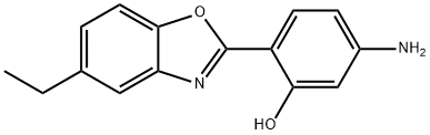 5-氨基-2-(5-乙基苯并[D]噁唑-2-基)苯酚 结构式