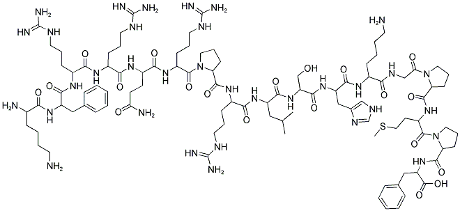 APELIN (20-36), HUMAN, BOVINE 结构式