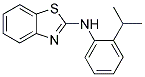 BENZOTHIAZOL-2-YL-(2-ISOPROPYL-PHENYL)-AMINE 结构式