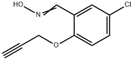 (E)-5-氯-2-(丙-2-炔-1-基氧基)苯甲醛肟 结构式