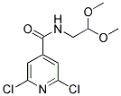 2,6-DICHLORO-N-(2,2-DIMETHOXYETHYL)ISONICOTINAMIDE 结构式