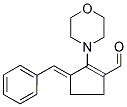 3-BENZYLIDENE-2-MORPHOLIN-4-YL-CYCLOPENT-1-ENECARBALDEHYDE 结构式