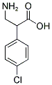 3-AMINO-2-(4-CHLORO-PHENYL)-PROPIONIC ACID 结构式