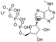 N6-METHYLADENOSINE-5'-TRIPHOSPHATE LITHIUM SALT 结构式