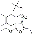 2-(tert-Butyl) 1,1-diethyl 4,5-dimethyl-4-cyclohexene-1,1,2-tricarboxylate 结构式