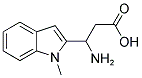 3-AMINO-3-(1-METHYL-1H-INDOL-2-YL)-PROPIONIC ACID 结构式