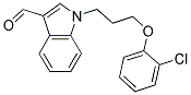1-[3-(2-CHLOROPHENOXY)PROPYL]-1H-INDOLE-3-CARBALDEHYDE 结构式