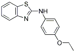 BENZOTHIAZOL-2-YL-(4-ETHOXY-PHENYL)-AMINE 结构式
