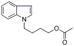 4-(1H-INDOL-1-YL)BUTYL ACETATE 结构式