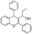 1-(2,4-DIPHENYL-4H-CHROMEN-3-YL)PROPAN-1-OL 结构式