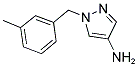 1-(3-METHYL-BENZYL)-1 H-PYRAZOL-4-YLAMINE 结构式