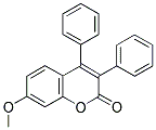 3,4-DIPHENYL-7-METHOXYCOUMARIN 结构式