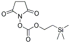 1-[(2-TRIMETHYLSILYL)ETHOXYCARBONYLOXY]PYRROLIDIN-2,5-DIONE 结构式