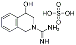 (+/-)-2-AMIDINO-4-HYDROXY-1,2,3,4-TETRAHYDROISOQUINOLINE SULFATE 结构式