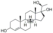 4-PREGNEN-3,17ALPHA,20BETA-TRIOL 结构式