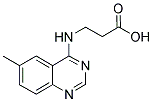 3-(6-METHYL-QUINAZOLIN-4-YLAMINO)-PROPIONIC ACID 结构式