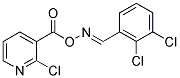 2-CHLORO-3-[(([(2,3-DICHLOROPHENYL)METHYLENE]AMINO)OXY)CARBONYL]PYRIDINE 结构式