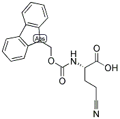 FMOC-L-2-AMINO-4-CYANOBUTYRIC ACID 结构式