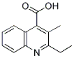 2-Ethyl-3-methyl-quinoline-4-carboxylic acid 结构式