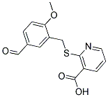 2-(5-FORMYL-2-METHOXY-BENZYLSULFANYL)-NICOTINIC ACID 结构式