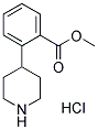 2-(4-哌啶基)苯甲酸甲酯盐酸盐 结构式