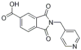 1,3-DIOXO-2-PYRIDIN-4-YLMETHYL-2,3-DIHYDRO-1H-ISOINDOLE-5-CARBOXYLIC ACID 结构式